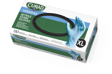 CURAD Textured Nitrile Exam Gloves, X-Large (case of 1300)