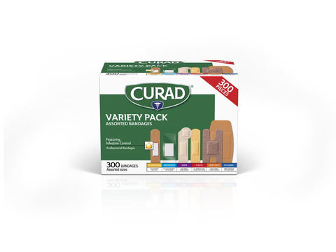 CURAD Assorted Bandages, No Tray (1 box)