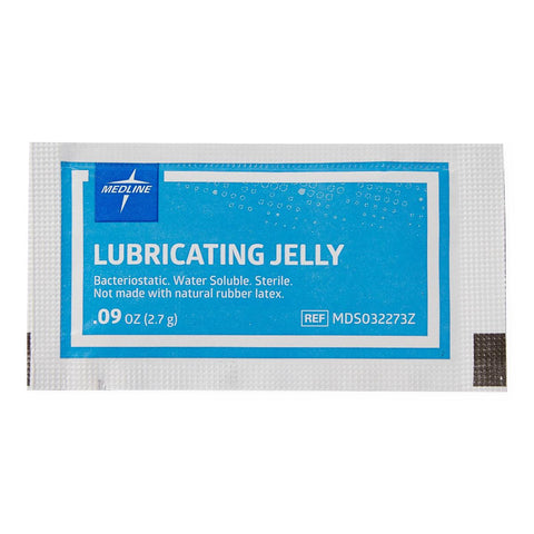 Lubricating Jelly in Foil Pack, 2.7g. (box of 144)