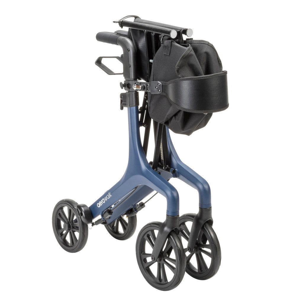 AeroWalk Ultra-Lite Rollator, Tall (Blue)