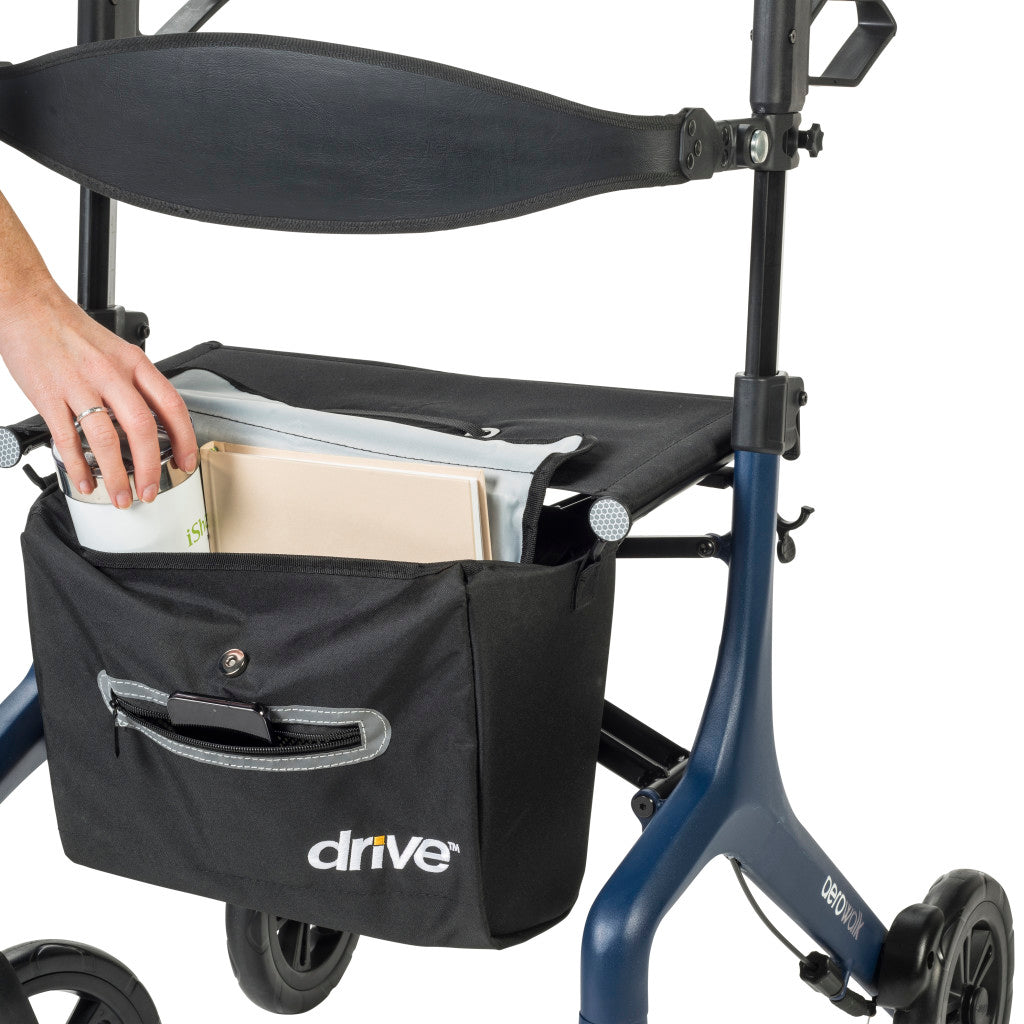 AeroWalk Ultra-Lite Rollator, Tall (Blue)