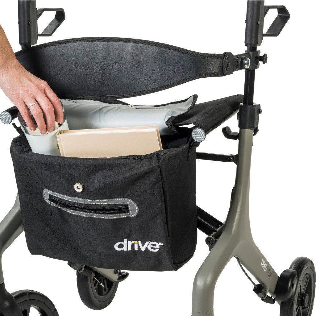 AeroWalk Ultra-Lite Rollator, Tall (Gray)