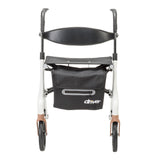 AeroWalk Ultra-Lite Rollator, Tall (White)