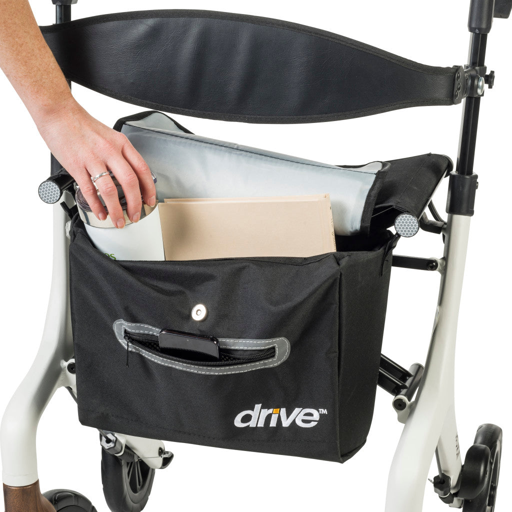 AeroWalk Ultra-Lite Rollator, Tall (White)
