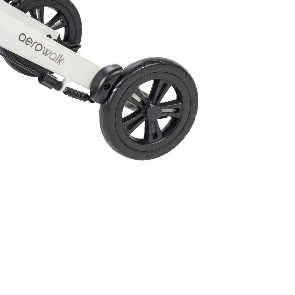 AeroWalk Ultra-Lite Rollator, Tall (White)