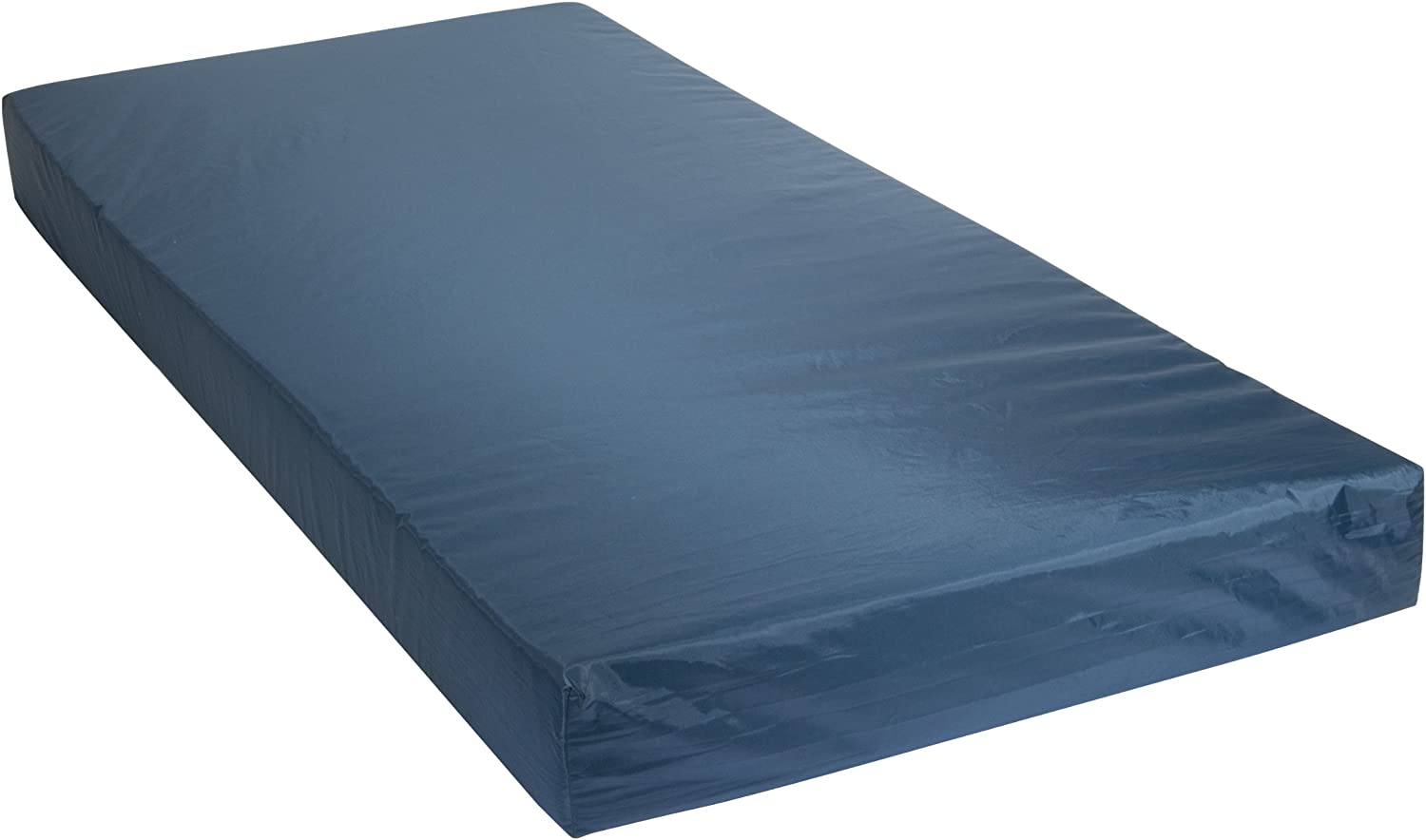 Delta Ultra Light Full Electric Low Hospital Bed with Half Rails and Therapeutic Support Mattress