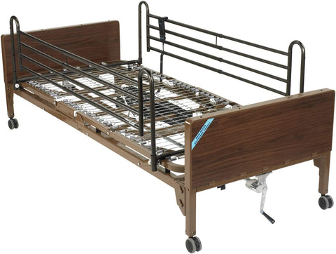 Delta Ultra Light Full Electric Low Hospital Bed with Full Rails