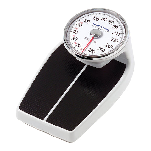 Health O Meter Mechanical Floor Scale, 400 lb Capacity, 12½" x 11" x 3" (1EA)