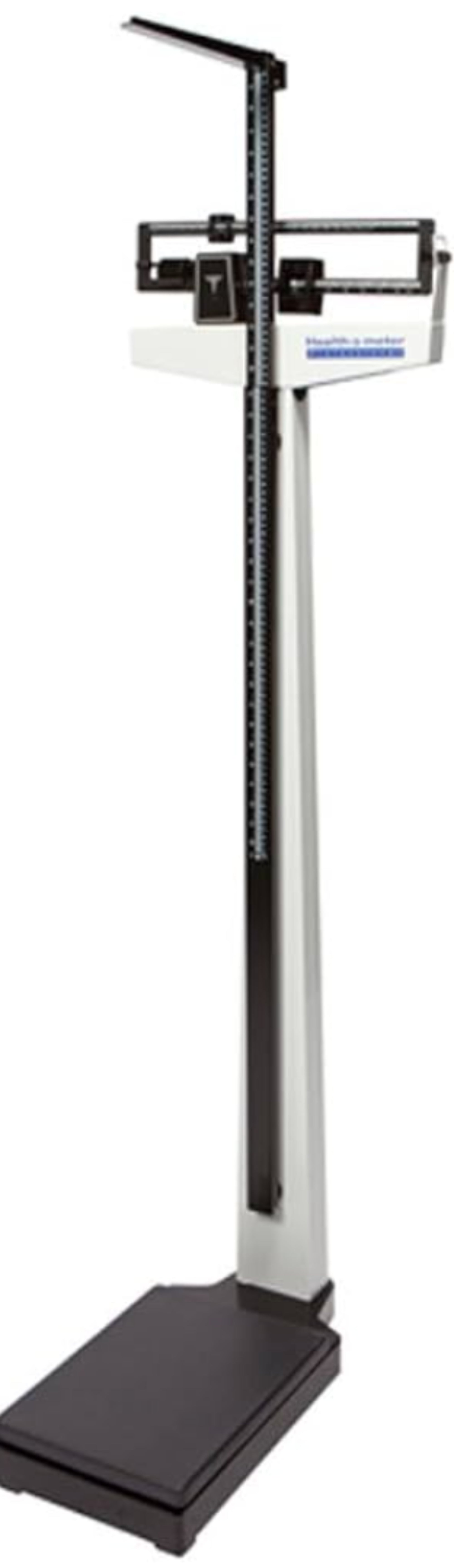 Health O Meter Mechanical Beam Scale with Height Rod