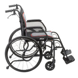 AeroFly Ultra-Lite Wheelchair, 18", Black