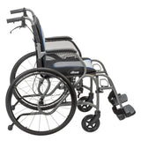 AeroFly Ultra-Lite Wheelchair, 18", Gray
