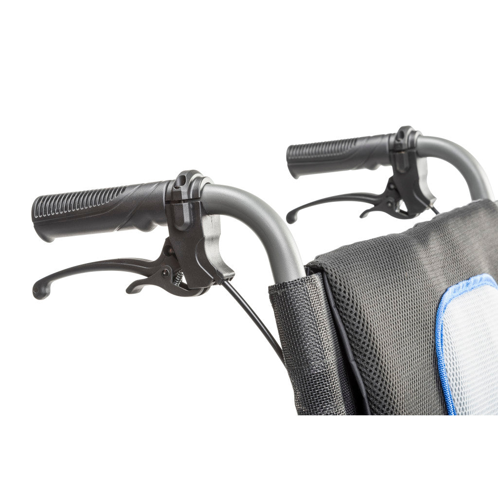 AeroFly Ultra-Lite Wheelchair, 18", Gray