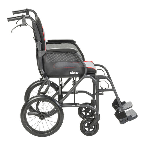 AeroFly Ultra-Lite Transport Chair, 18", Black