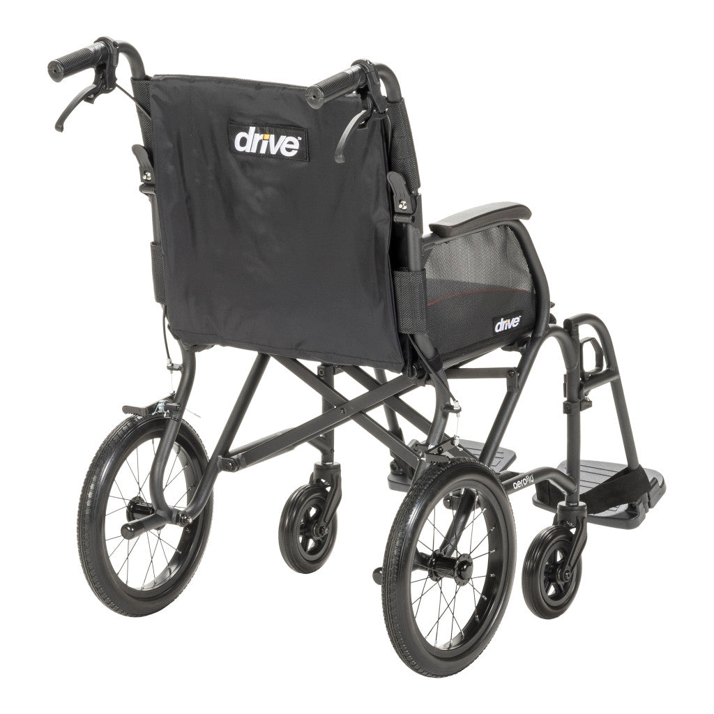 AeroFly Ultra-Lite Transport Chair, 18", Black