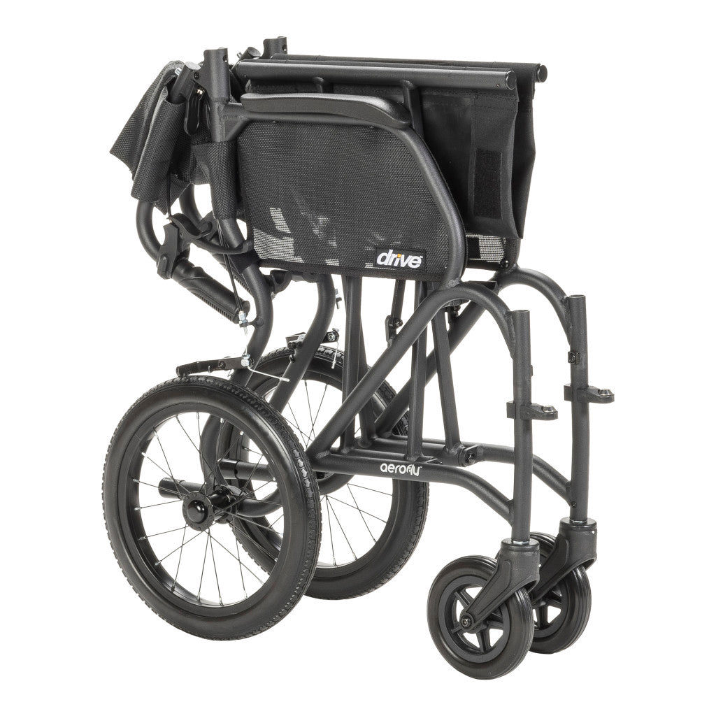 AeroFly Ultra-Lite Transport Chair, 18", Black
