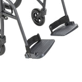 AeroFly Ultra-Lite Transport Chair, 18", Black