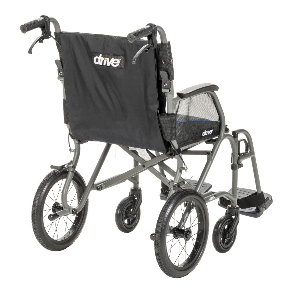 AeroFly Ultra-Lite Transport Chair, 18", Gray