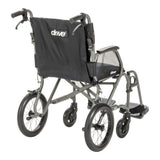 AeroFly Ultra-Lite Transport Chair, 18", Gray