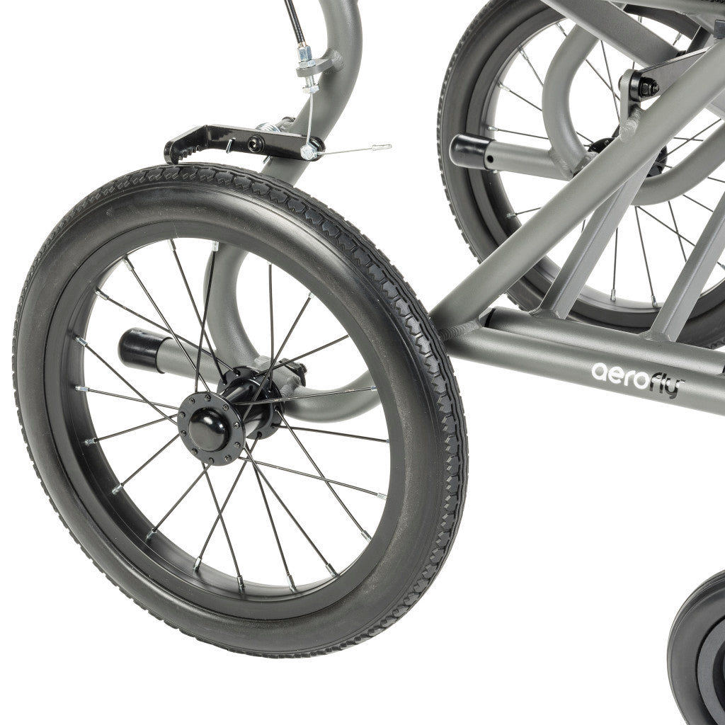 AeroFly Ultra-Lite Transport Chair, 18", Gray