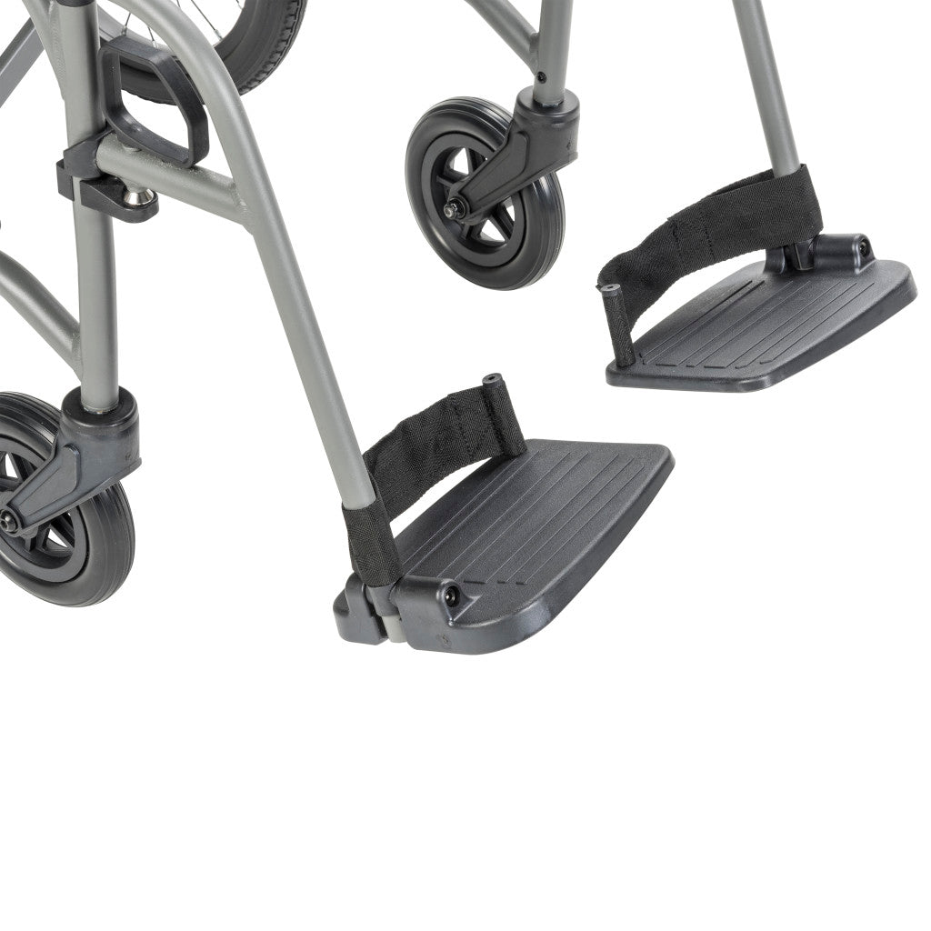 AeroFly Ultra-Lite Transport Chair, 18", Gray