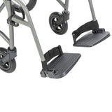 AeroFly Ultra-Lite Transport Chair, 18", Gray