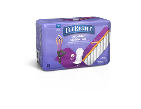 FitRight Bladder Control Pads, Maximum, 5.5" x 13.75" (case of 120)