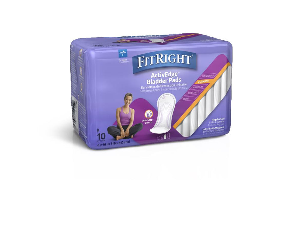 FitRight Ultimate Bladder Pad Liners, 5.5" x 15.75" (case of 120)