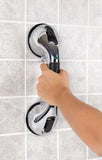 Chrome Ultra Grip Bath Handle, 12"