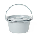 Steel 3-in-1 Folding Commode with Adjustable Height (1EA)