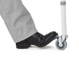 Steel Drop-Arm Commode