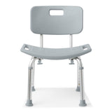 Aluminum Shower Chair with Back