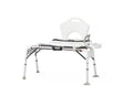 Transfer Bench with Backrest and Slide Seat
