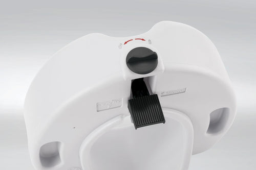 5" Elevated Locking Toilet Seat, Gray