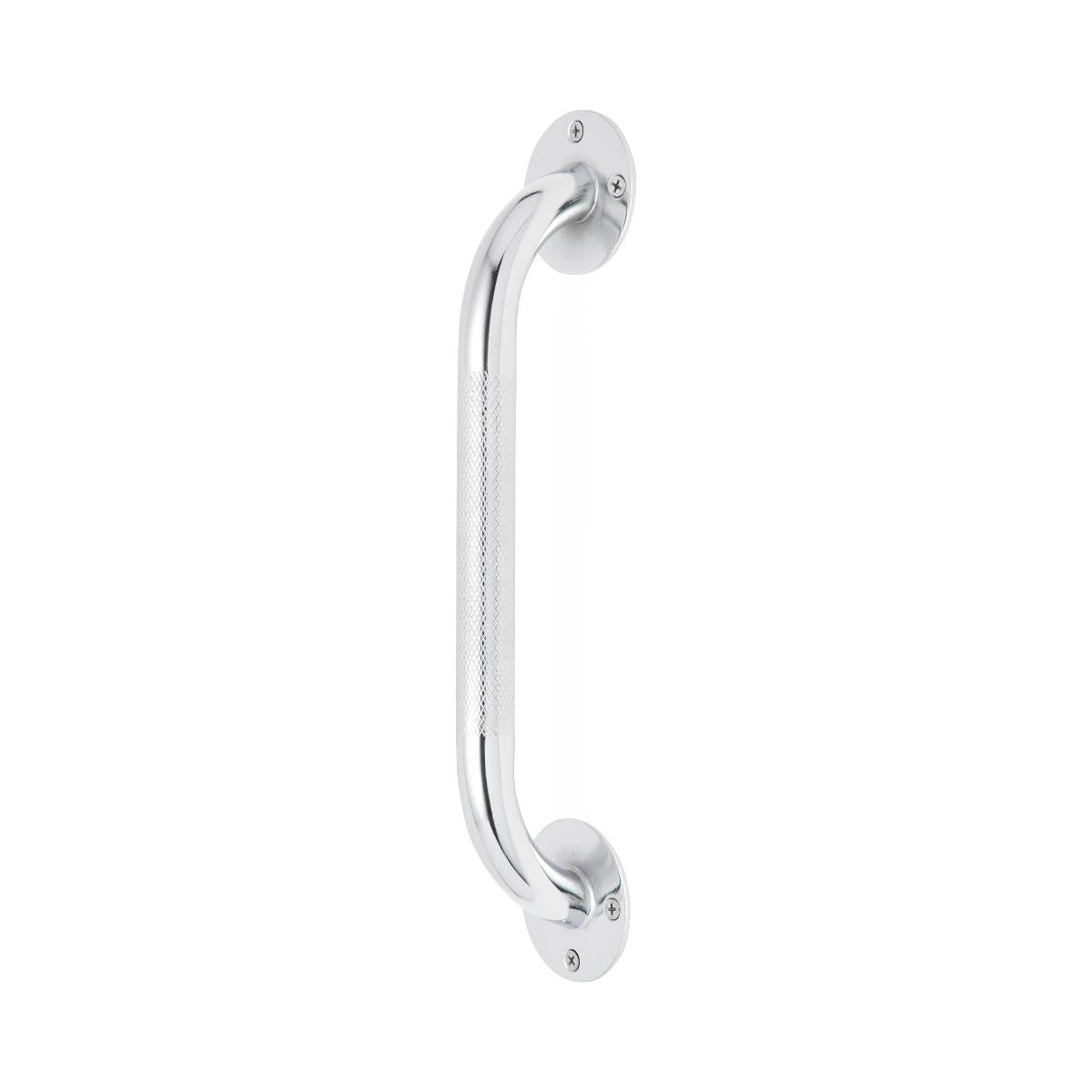 Knurled Chrome Grab Bar, 12"
