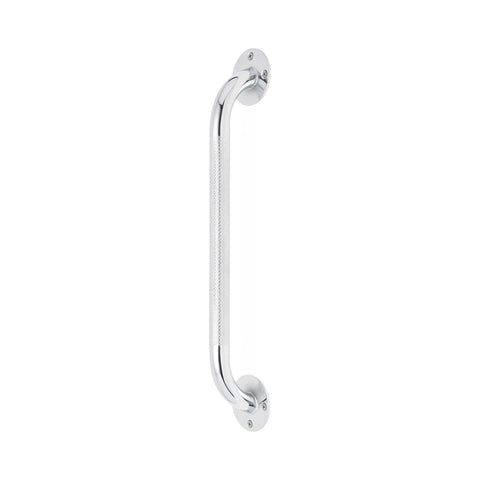 Knurled Chrome Grab Bar, 16"