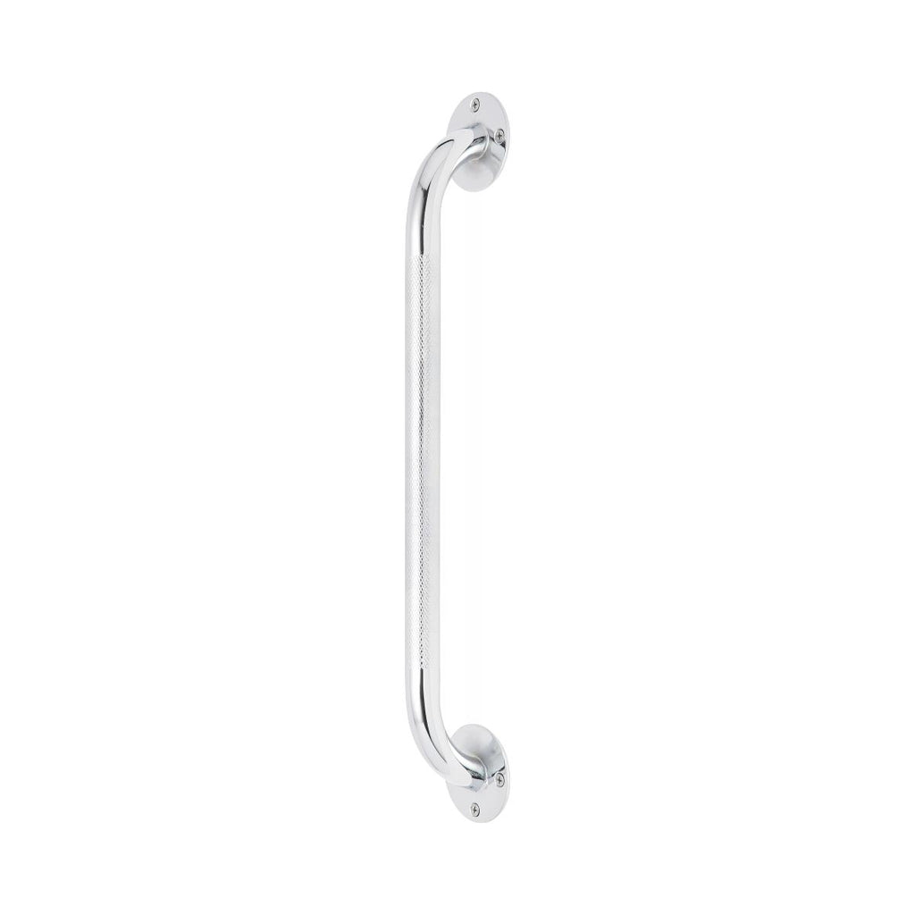 Knurled Chrome Grab Bar, 18"