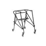 Nimbo 2G Lightweight Posterior Walker with Seat, Extra Large, Emperor Black
