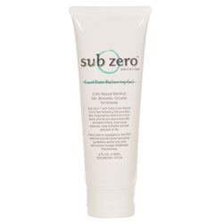 Sub Zero Cool Pain Relieving Gel, 4oz Tube
