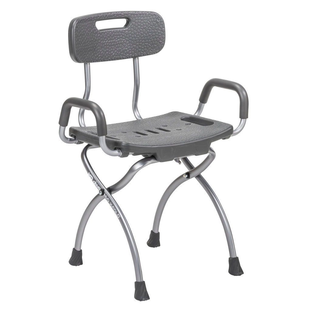 X-Fold Shower Chair, Storm/ Gray