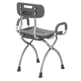 X-Fold Shower Chair, Storm/ Gray