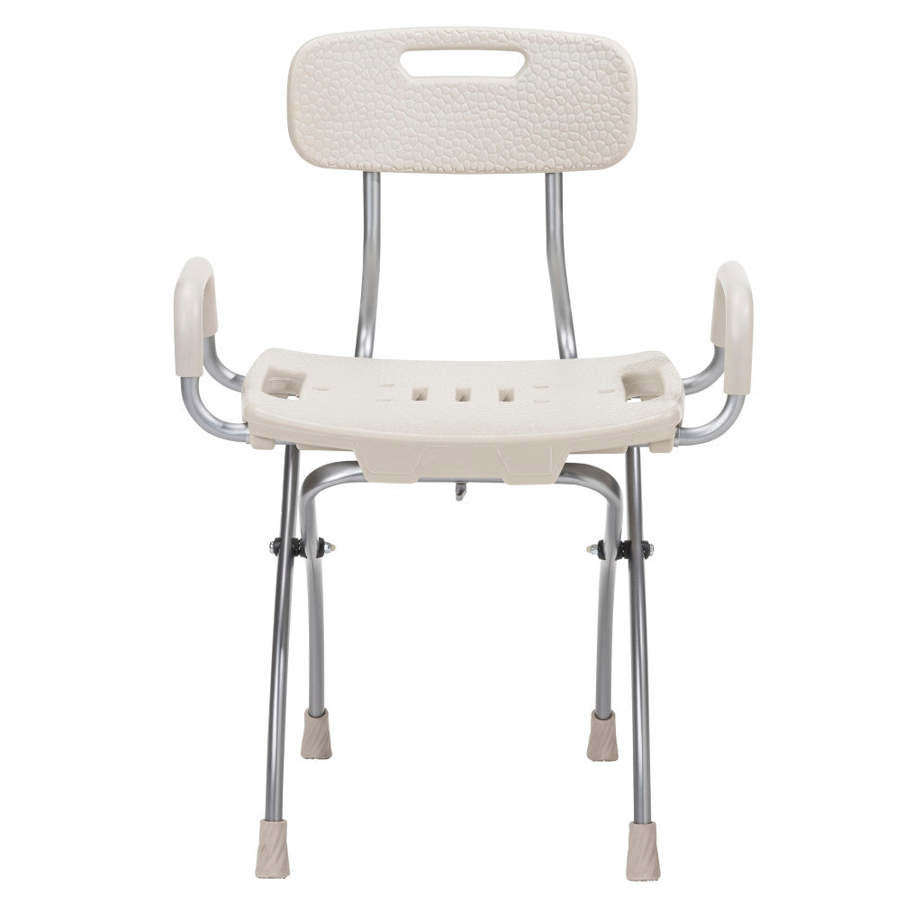 X-Fold Shower Chair, Stone/ Tan