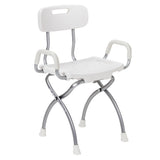 X-Fold Shower Chair, Pearl/ White