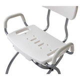 X-Fold Shower Chair, Pearl/ White