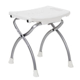 X-Fold Shower Chair, Pearl/ White