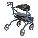MD by Drive Excursion XWD Rollator, Blue