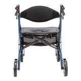 MD by Drive Excursion XWD Rollator, Blue