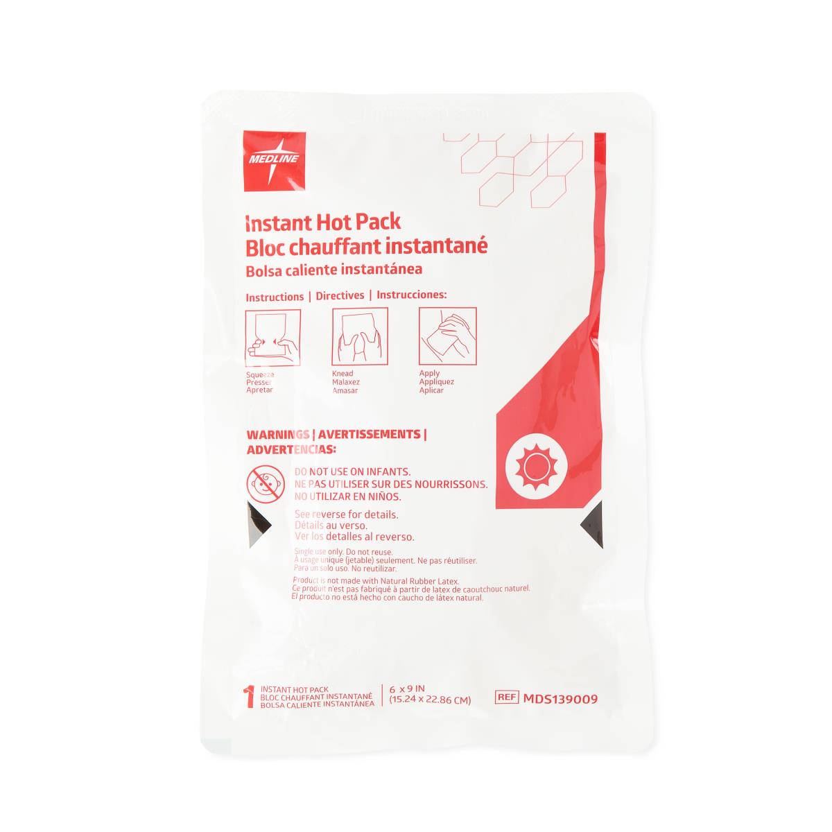 Medline Instant Hot Pack, 6" x 9" (1EA)