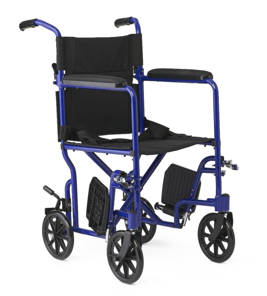 Aluminum Transport Chair with 8" Wheels, 17" Seat Width