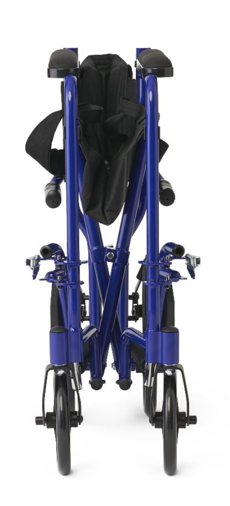 Aluminum Transport Chair with 8" Wheels, 17" Seat Width