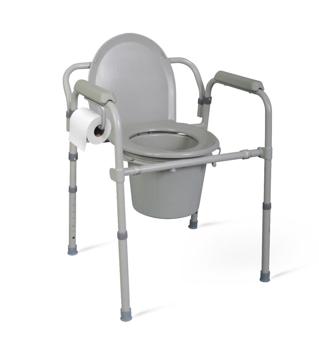 Knockdown Steel Bedside Commode (1EA)